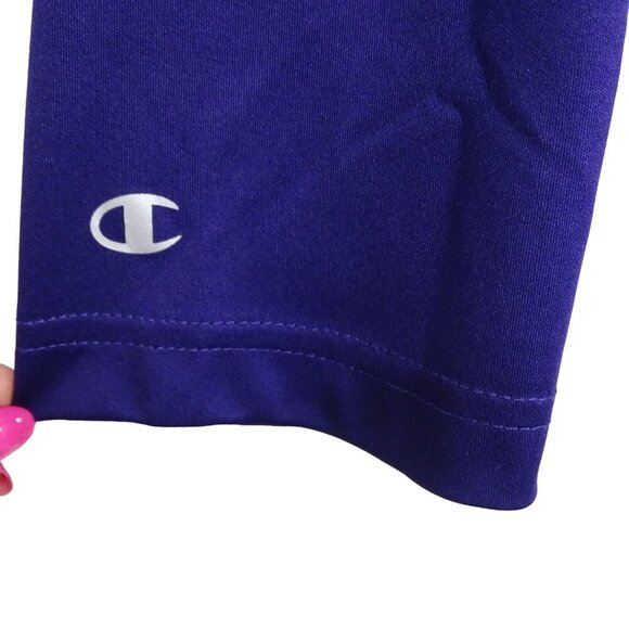 Champion LSU Tigers Long Sleeve Shirt Athletic Top Men Size L Purple Polyester - Picture 5 of 11